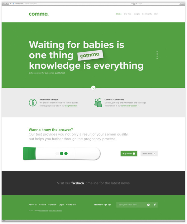 Comma on Behance #grid #design #web