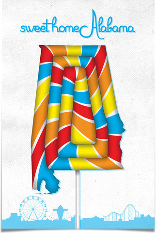 Sweet Home Alabama #design #alabama #poster