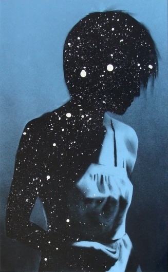 Art of Tom French | Visions Paradox Magazine (VPMAG) #photo #design #space #women #illustration #photography #manipulation #blue