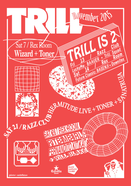 Poster for Trill Nov 2nd anniversary atfc's 2015
