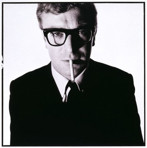 baileycaine.jpg 498×500 pixels #caine #glasses #60s #rimmed #photography #michael