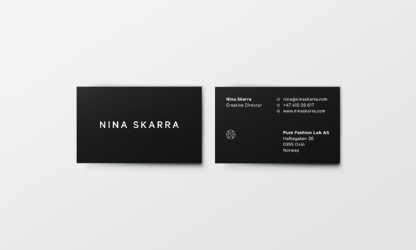 Nina Skarra on Behance #stationary #business #brand #logo #cards