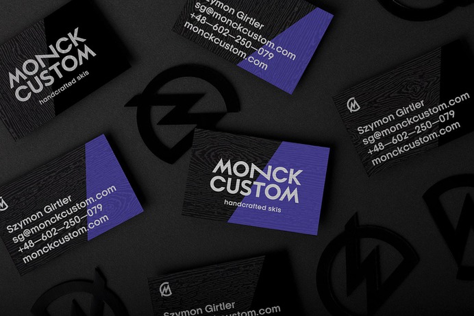 Monck Custom Skis - Mindsparkle Mag Mamastudio Design Agency designed the branding for Monck Custom Skis. Its brand identity and the product itself is based on simplicity, honesty and functionality. #logo #packaging #identity #branding #design #color #photography #graphic #design #gallery #blog #project #mindsparkle #mag #beautiful #portfolio #designer