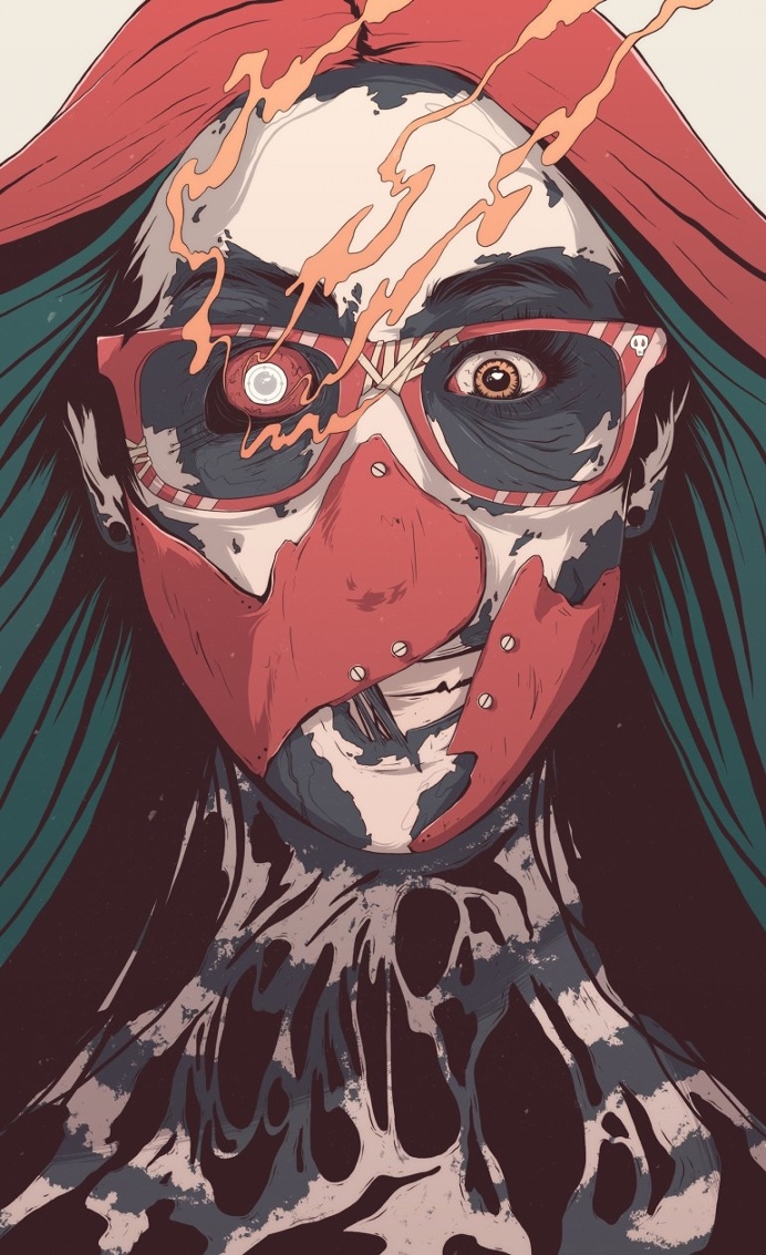Self Inflicted Illustration