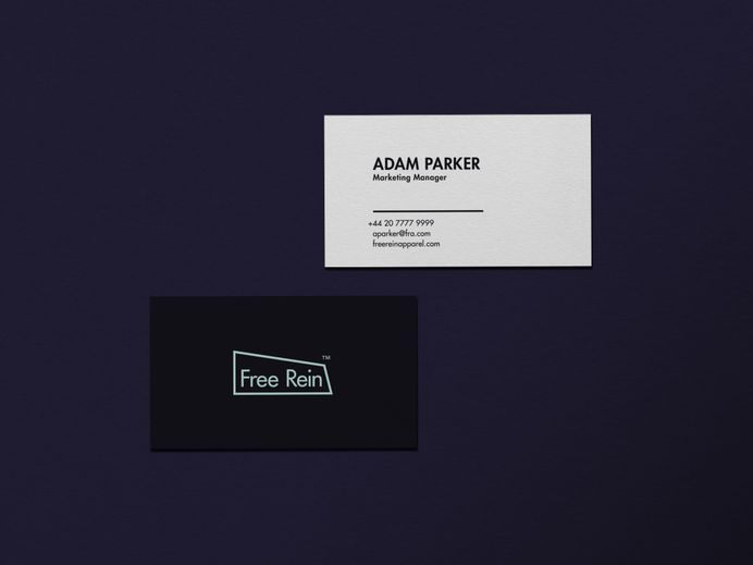 Cute but confident minimal-leaning branding for fashion studio Free Rein | Creative Boom