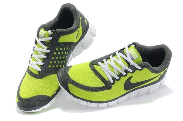 Nike Run Free 5.0 2012 V5 Green Grey