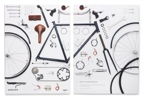 Work | VSA Partners #emboss #print #bike #paper #good