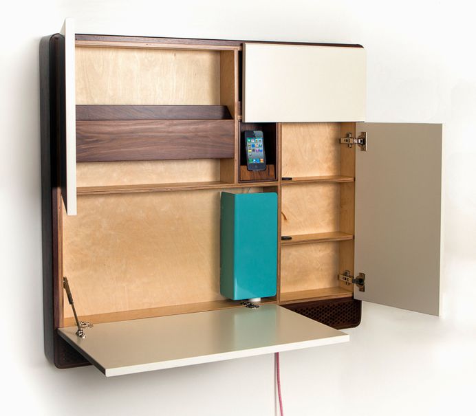 PodPad Compact Work Station, Desk, Speaker and iPhone dock by RUPHUS