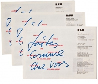 Rasmus Koch Studio : Faites comme chez vous #cover #handwriting #newspaper