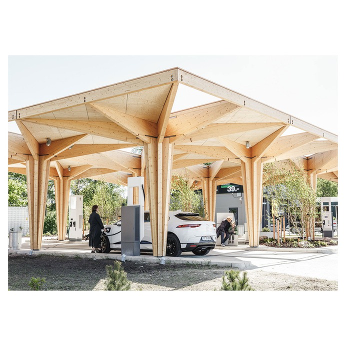 Ultra-Fast Charging Station - Mindsparkle Mag Rasmus Hjortshøj documented Ultra-Fast Charging Station designed by COBE Fredericia, Denmark. #logo #packaging #identity #branding #design #color #photography #graphic #design #gallery #blog #project #mindsparkle #mag #beautiful #portfolio #designer