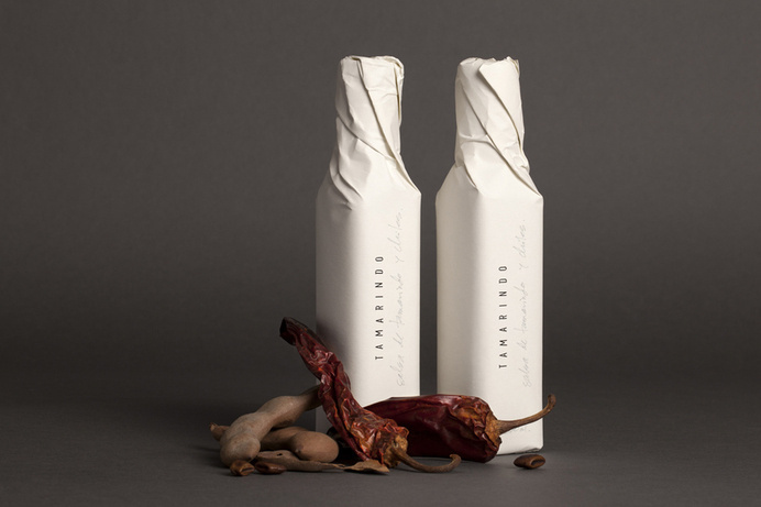 Logo and packaging designed by La Tortillería for Spanish kitchen and bar Tamarindo #erh