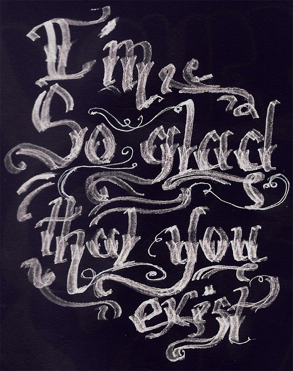 The Weakerthans // Kris Sanchez #calligraphy #type #lettering