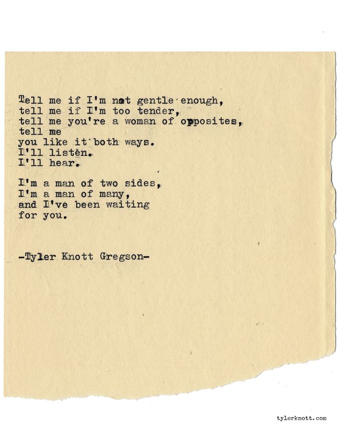 Typewriter Series #2329 by Tyler Knott Gregson