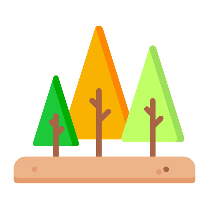 See more icon inspiration related to forest, woodland, ecology and environment, pines, trees, woods, landscape and nature on Flaticon.