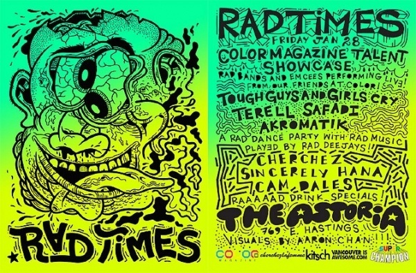 RAD TIMES FLYER!! - wackytupaky #illustration #poster #typography
