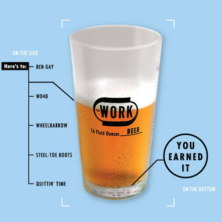 WORK Beer #glass #beer