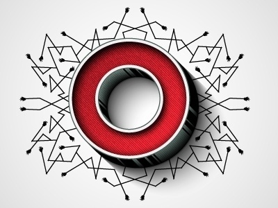 Dribbble - O by Chris Rushing #lettering #letters #letterforms #letter #type #typography