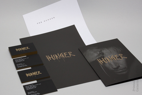Hunger Stationery #business #card #print #head #letter #stationery #brochure