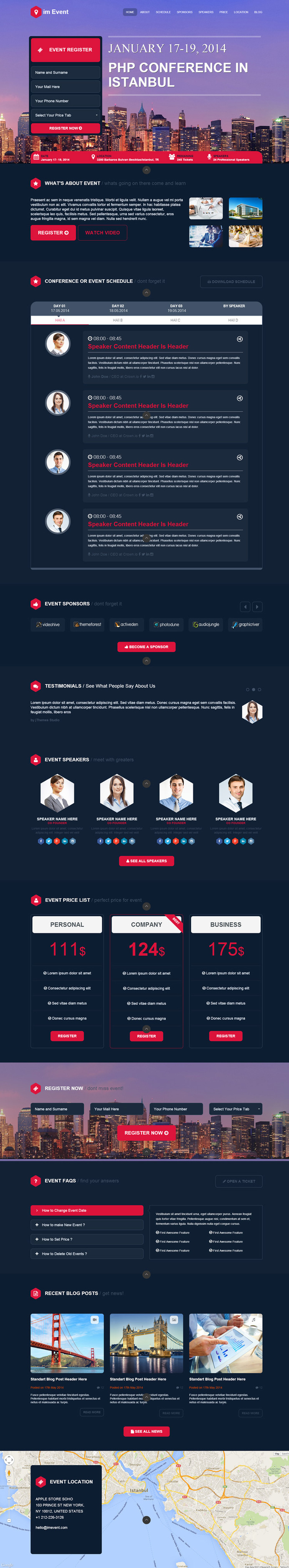 red, blue, layout, concept, web design, event, conference #red #event #design #concept #blue #layout #conference #web