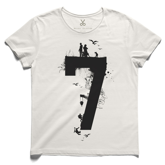 #rakami7 #offwhite #tee #tshirt #paulauster #seven