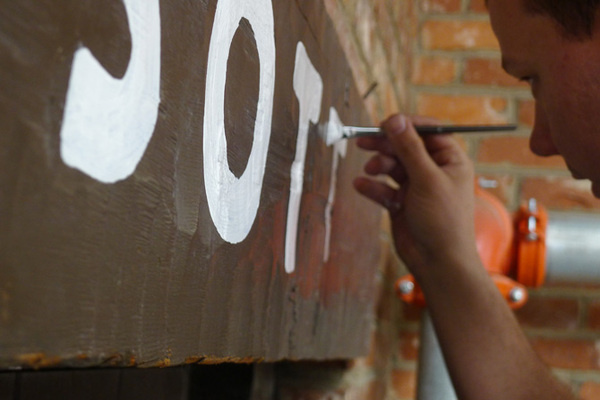 Sotto Christopher A. Ritter #sotto #futurism #painted #logo #hand