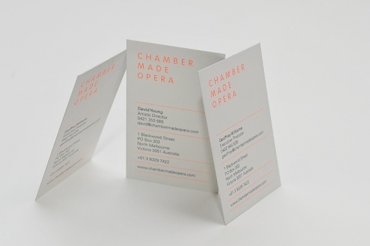 Sweet Creative | Stationery | Chamber Made Opera #business #card #design #graphic #identity #stationery #logo
