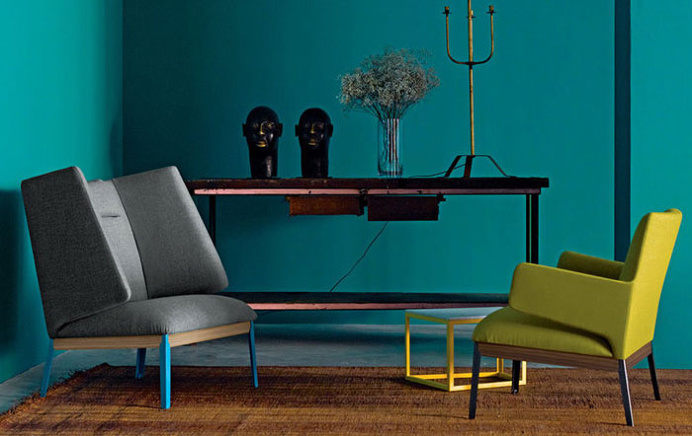 Armchair With a Unique Silhouette