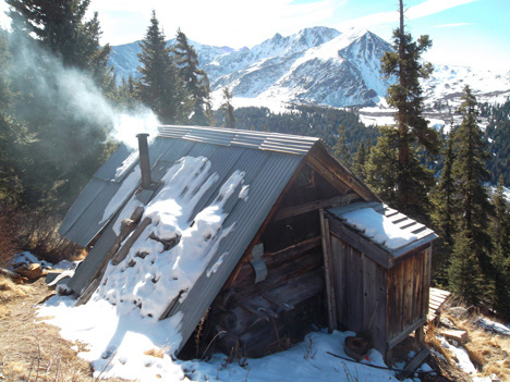 cabin porn 01.jpg #mountain #snow #cottage #architecture #cabin #forest