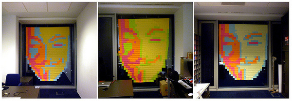 Guy Fawkes post it #post #office #night #it #guy #window #fawkes