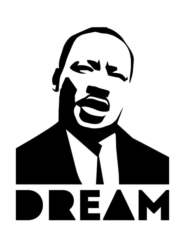 sam reed #streetart #dream #stencil #holiday #poster #mlk