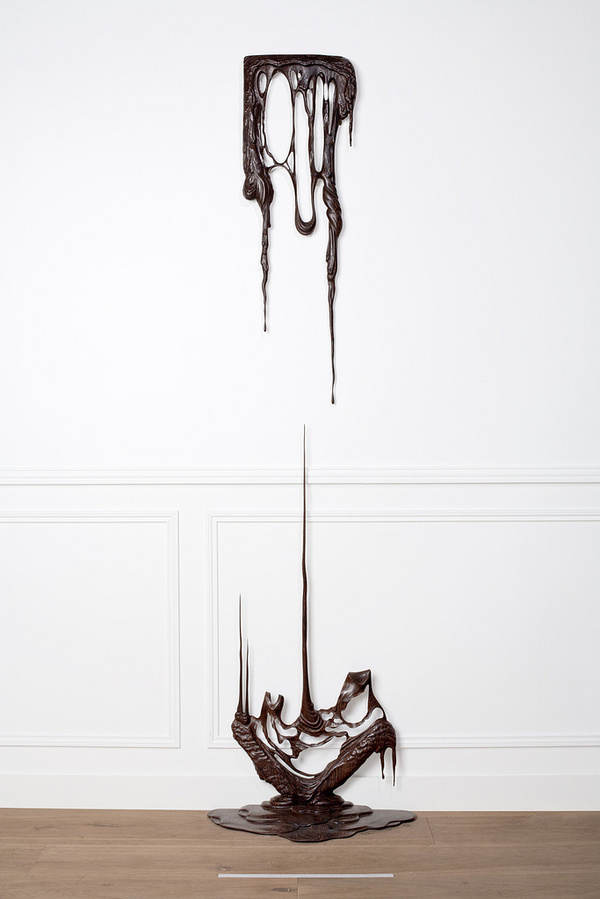 The Melting Wooden Frames of Rémy Clémente and Morgan Maccar | Hi Fructose Magazine #wood #carving #drip #melting