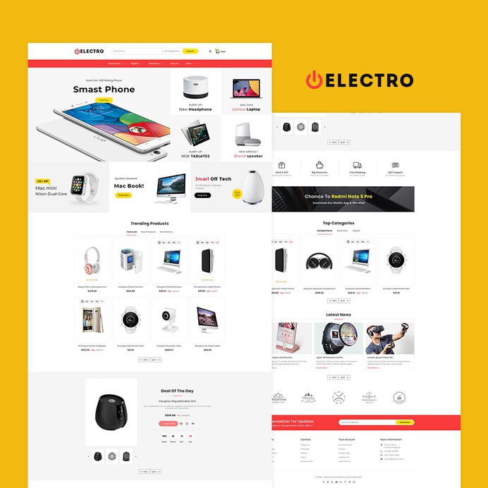#Electro #Mega #Appliances #Electronics Shop - #Prestashop #Responsive #Theme | #TemplateTrip #eCommerce #Website #Design #Template