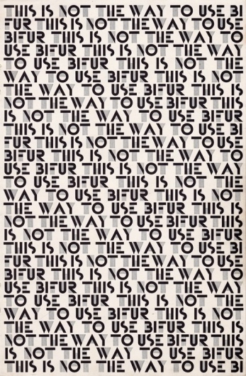 Graphical Distractions: Adolphe Mouron Cassandre - Bifur promotional brochure #bifur #typeface #typography