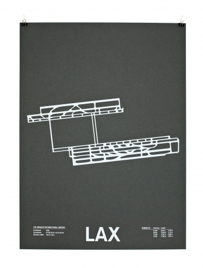 Airport Runway Screenprints #poster