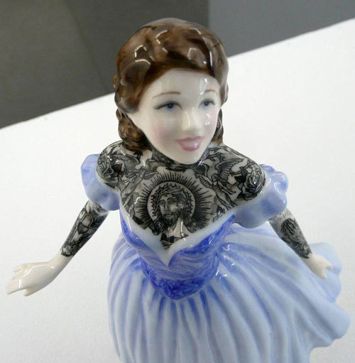 Jessica Harrison "Flash" @ LJ Gallery, Paris: 17.jpg #tattoo #ceramic #customised