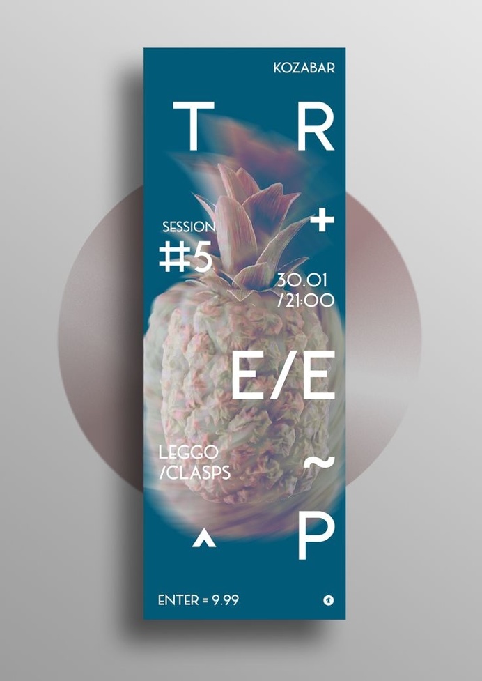 T R E E P #5 #leggo #poster #pineapple #music #fruits