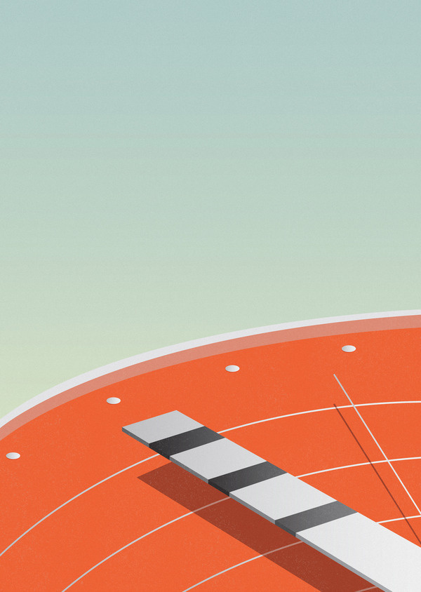 DAILY LIFE IN A DREAM on Behance #clock #illustration