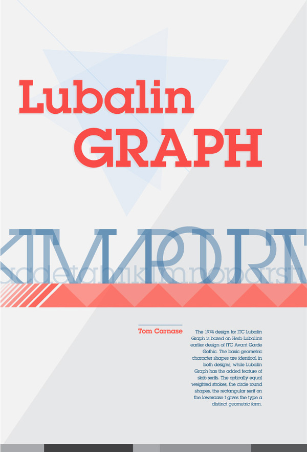 Lubalin Graph Poster #lubalin #graph #herb #typography
