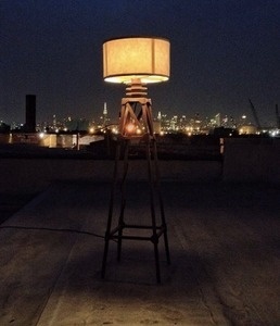 Otto Floor Lamp by Kahokia Design, Brooklyn, NY #lamp #oak #ny #design #otto #floor #wood #kahokia #nyc #york #lighting #brooklyn #new