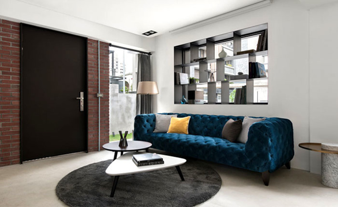 Cozy Home Office by T.M. Design Studio - InteriorZine #decor #interior #home