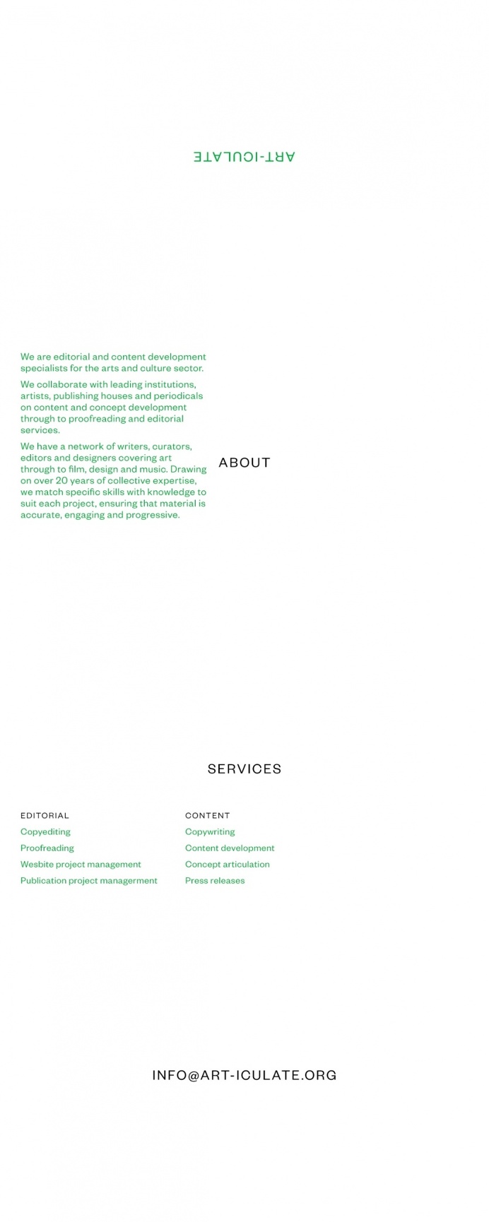 art-iculate - Mindsparkle Mag - art-iculate are editorial and content development specialists for the arts and culture sector, whose website