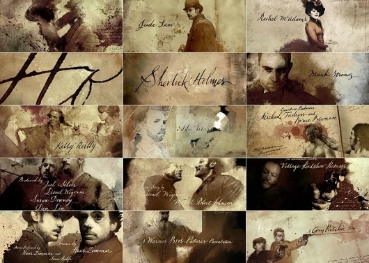 Graphic-ExchanGE - a selection of graphic projects - Sherlock Holmes by Prologue #sherlock #animation #design #titles #film #holmes