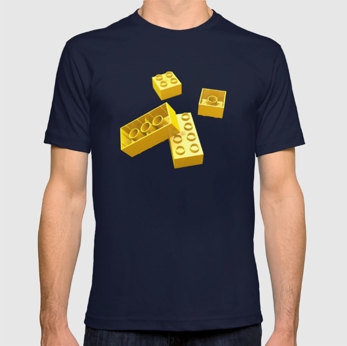 Duplo Yellow T-shirt at Søciety6 #duplo #lego #tshirt #rickardarvius #society6 #artprint #ilovelego