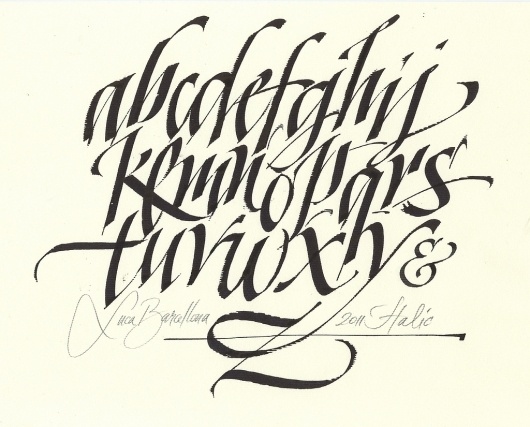 All sizes | MB alphabet | Flickr - Photo Sharing! #calligraphy #barcellona #luca #brush #typography