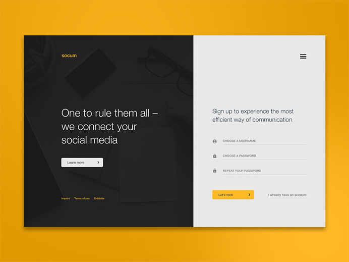 Login/signup