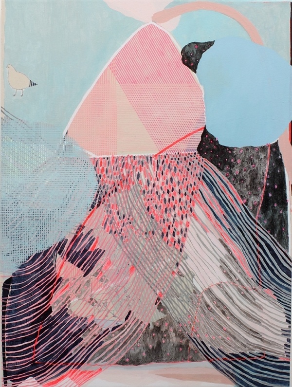 EarlySummerRain_detail #abstract #acrylic #on #painting #art #canvas #fine