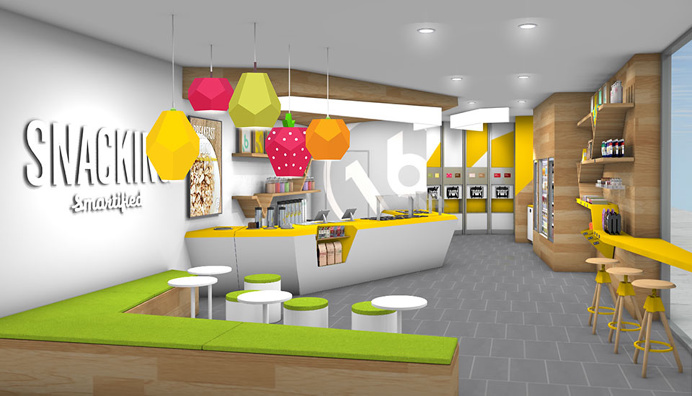 Fame, fame retail, retail, design, space, bright, bold, color, interior
