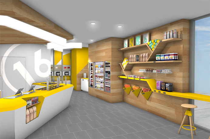 Fame, fame retail, retail, design, space, bright, bold, color, interior
