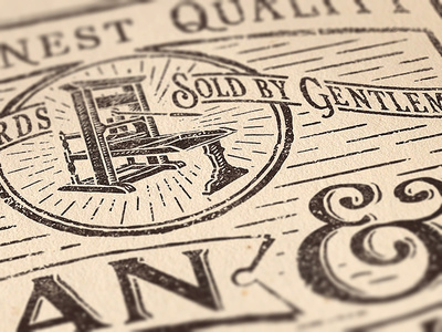 American, Colonial, Branding, Typography