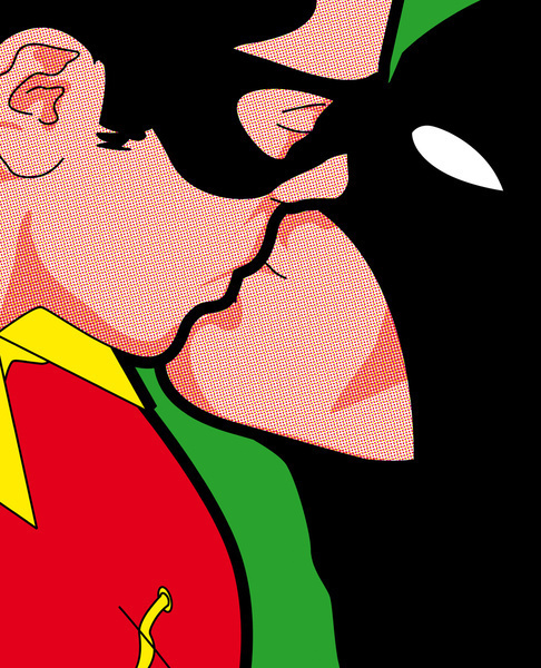 Secret Hero Life Pop icons @ ShockBlast #illustration #superheroes #pop